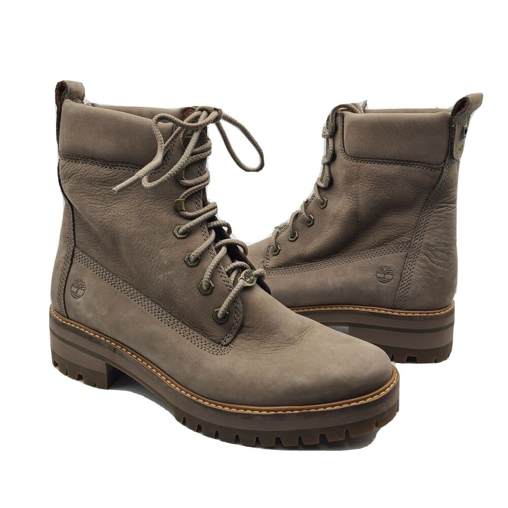 TIMBERLAND Courmayeur  Boots combat Taupe Nubuck Leather  US 10 EUR 41.5 new